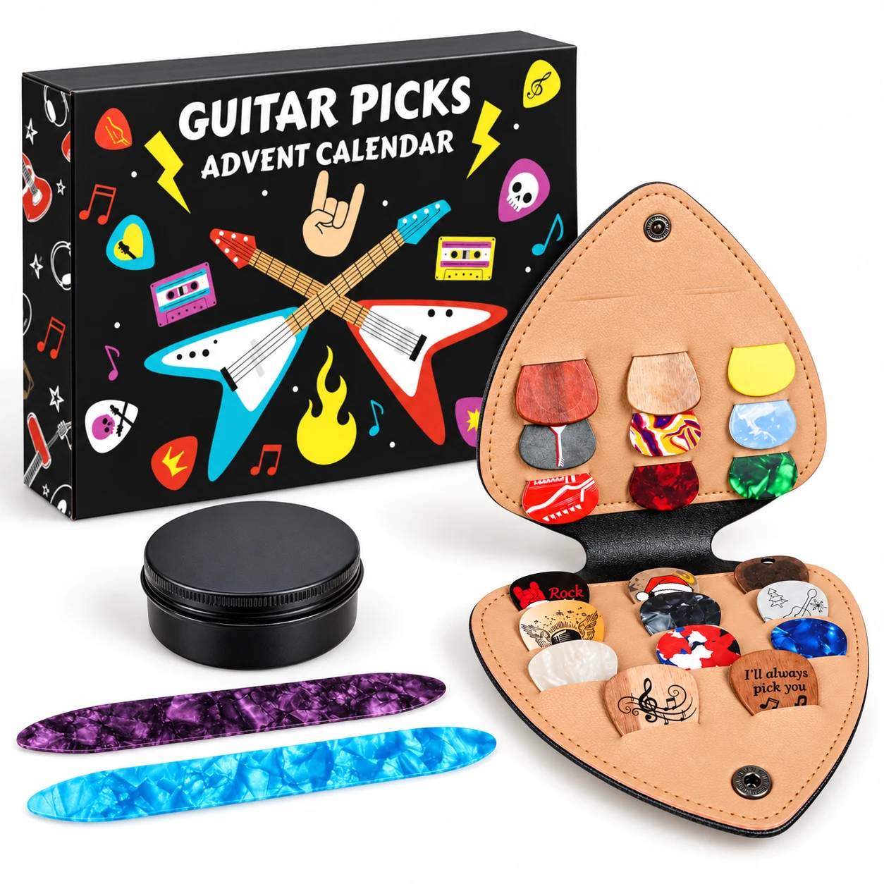 Advently™ – Guitar Picks Advent Calendar